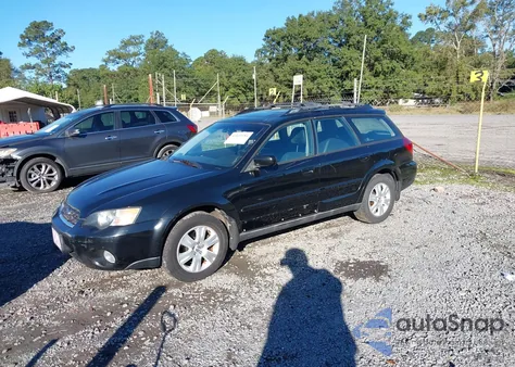 2005 Subaru Outback 2.5I Limited из США, поврежденный, VIN 4S4BP62C557383300